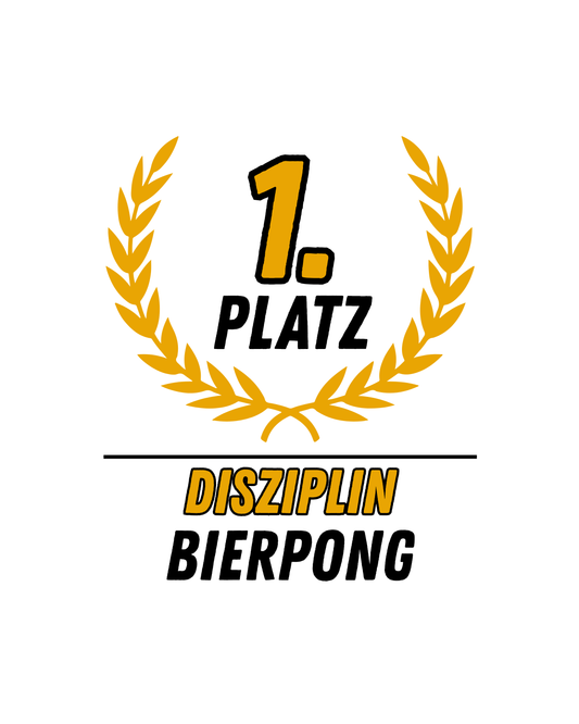 1. Platz Bierpong- Premium Shirt