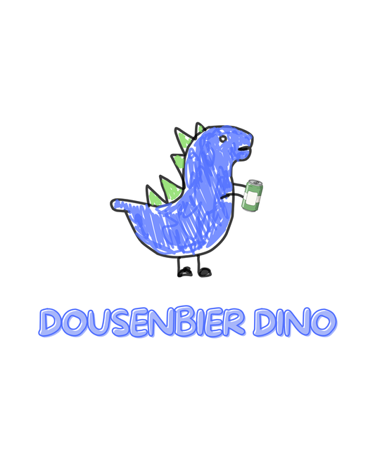 Dousenbier Dino Blau - Premium Shirt