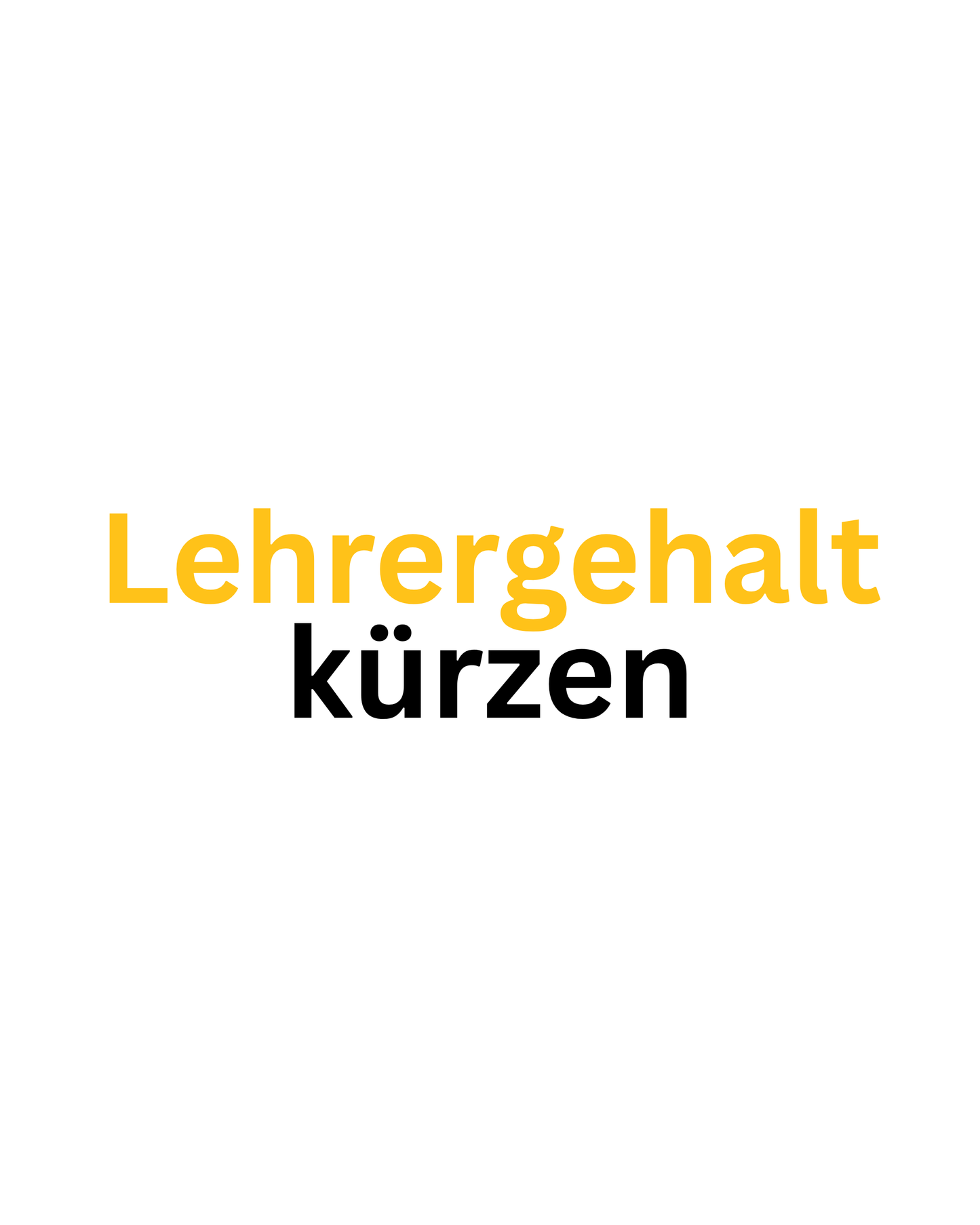 Lehrergehalt kürzen - Premium Shirt