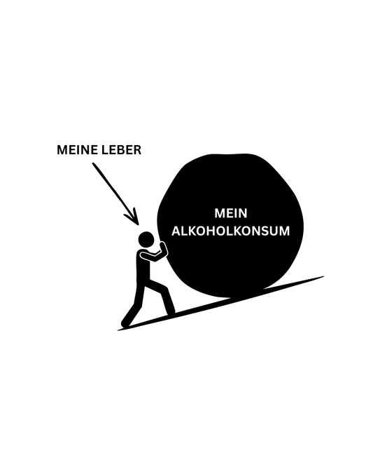 Meine Leber u. Alkoholkonsum - Premium Shirt