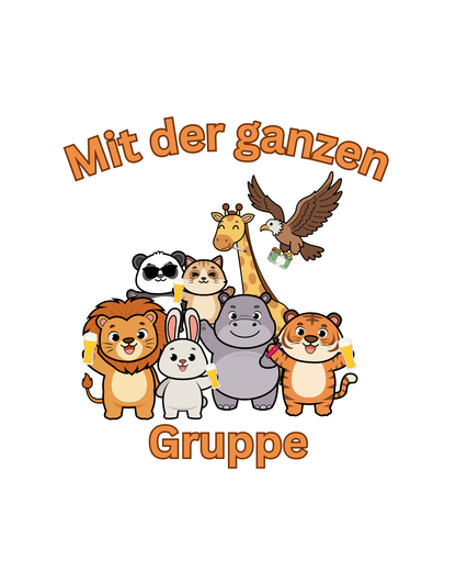 Mit der ganzen Gruppe - Premium Shirt