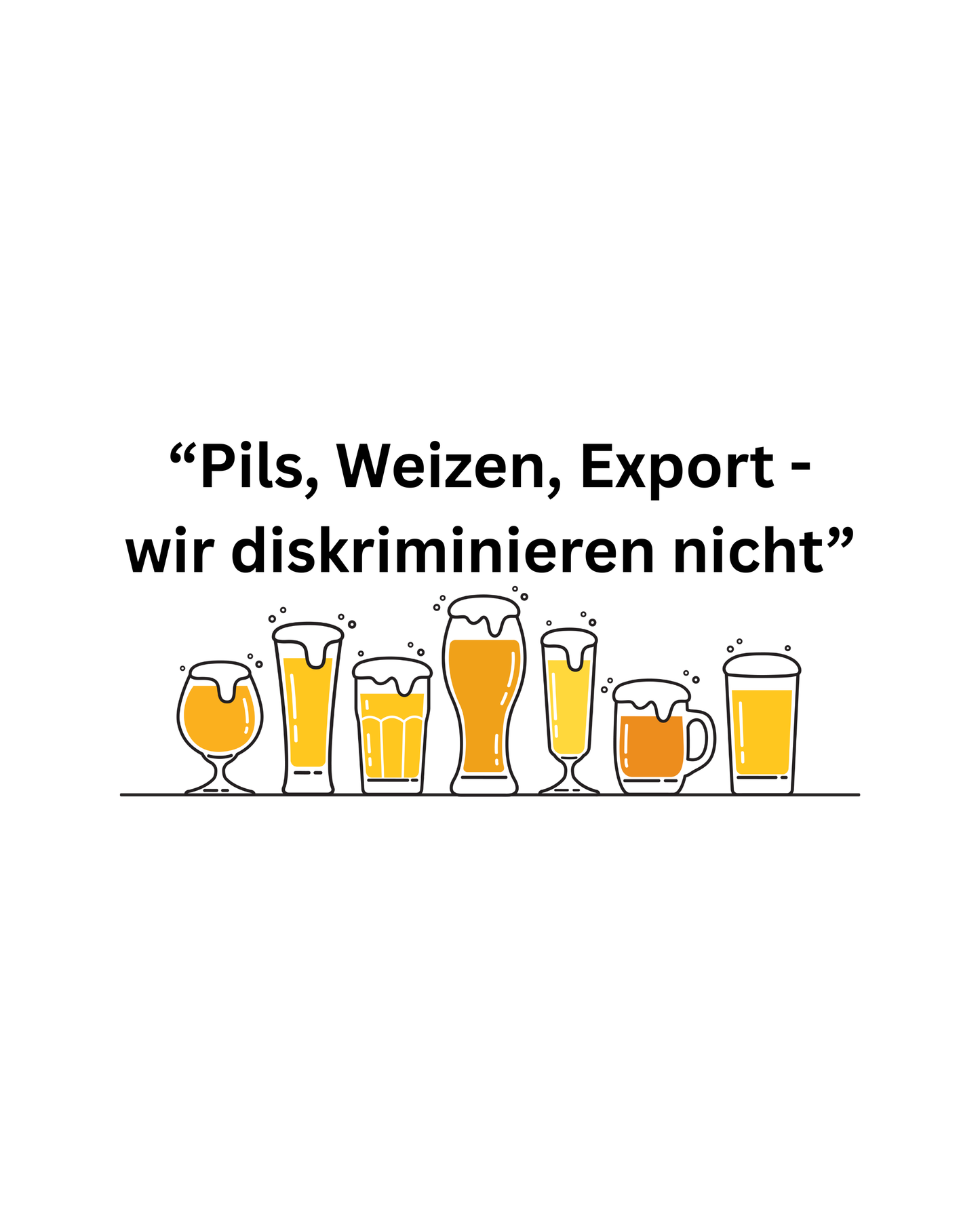 Wir diskriminieren nicht - Premium Shirt