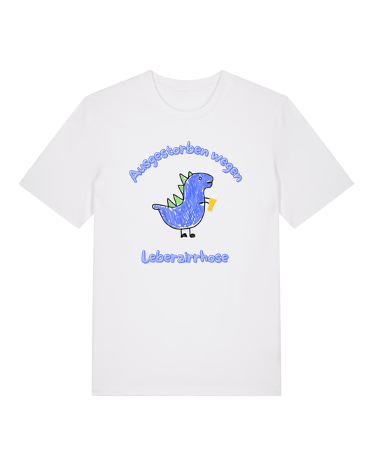 Ausgestorben Dino Blau - Premium Shirt